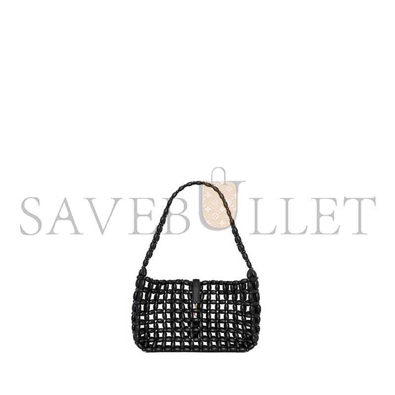 YSL LE LE 5 À 7 WOODEN BEAD HANDBAG 862997KAAAY1000 (21*15*6cm)